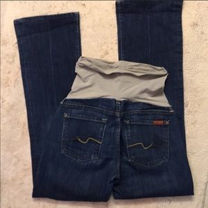 🤰🏼7 for all mankind maternity jeans